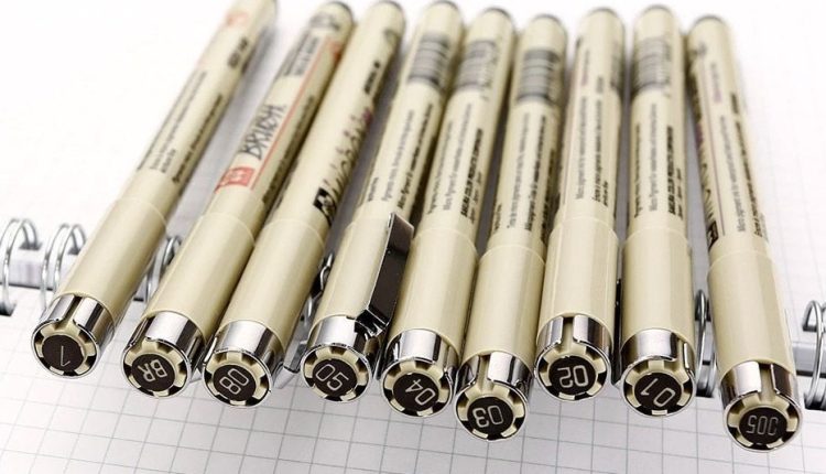 canetas sakura pigma micron